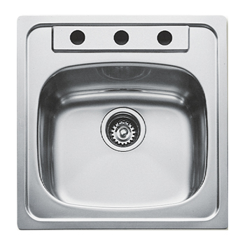 FREGADERO TEKA MODELO (508.533 1C) (20.21)  3 PERFORACIONES